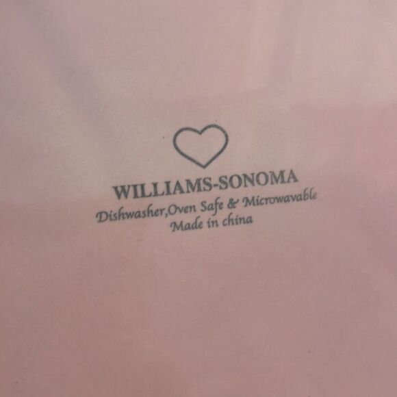 Williams Sonoma Belvedere Pink Fondue Divided Ceramic Plates Serving Dinner - Picture 3 of 11